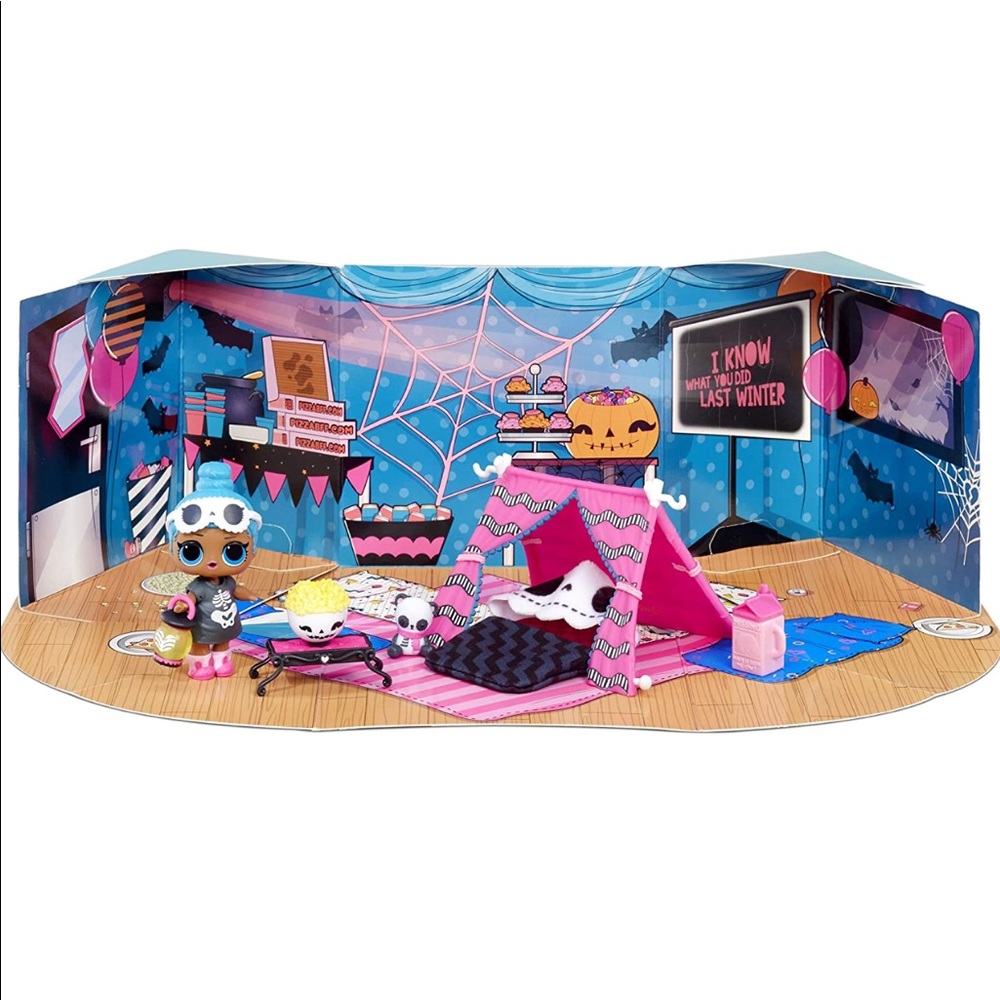 LOL SURPRISE FURNITURE SLEEPOVER💞